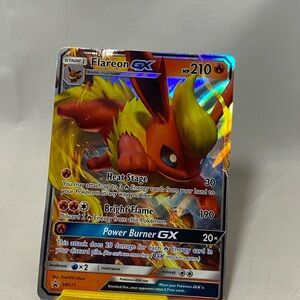 Flareon GX SM171 Pokémon TCG Sun & Moon Black Star Promo (BEND, NO CREASE) DMG